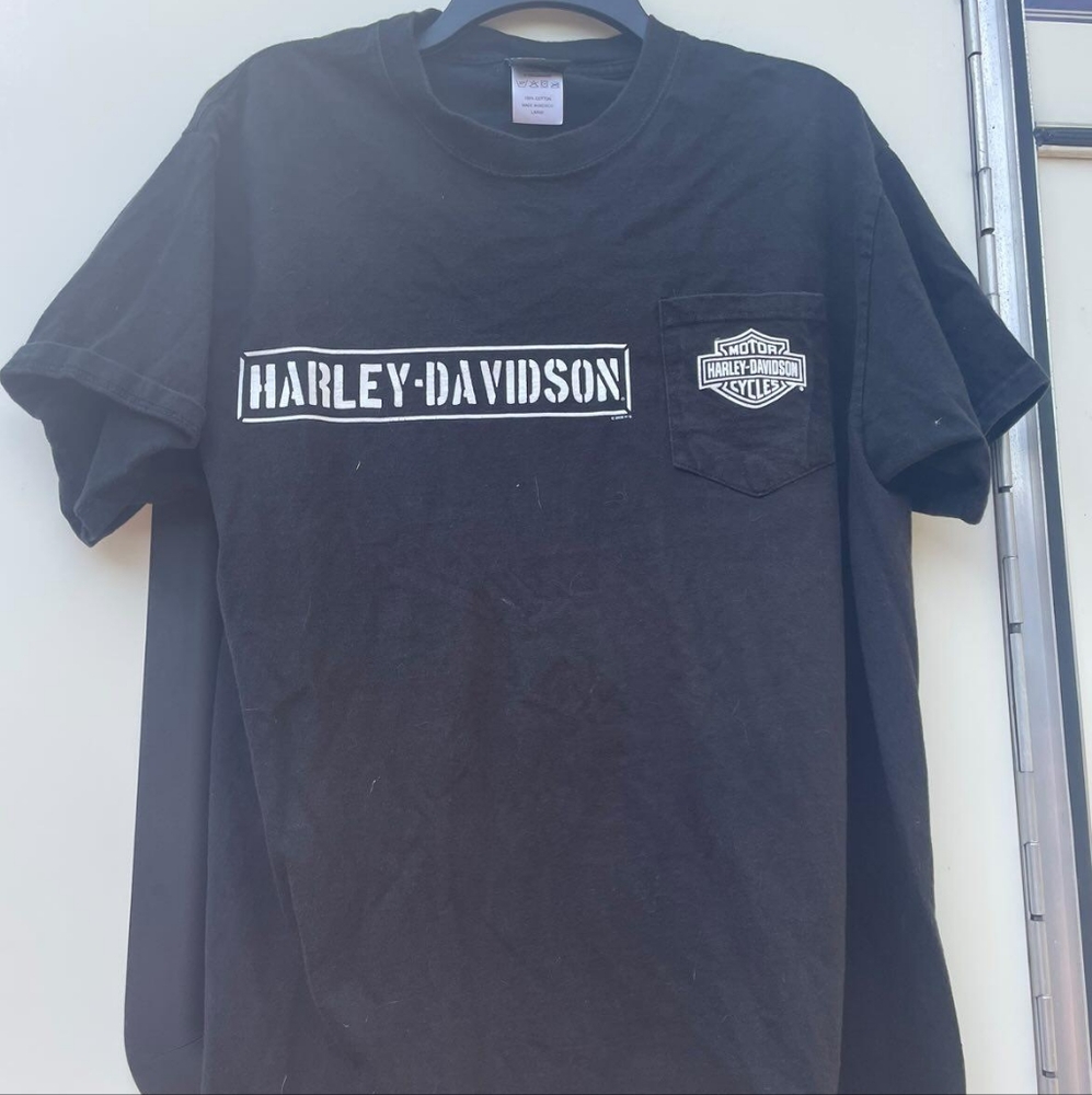 Black and white Harley-Davidson Las Vegas t-shirt L